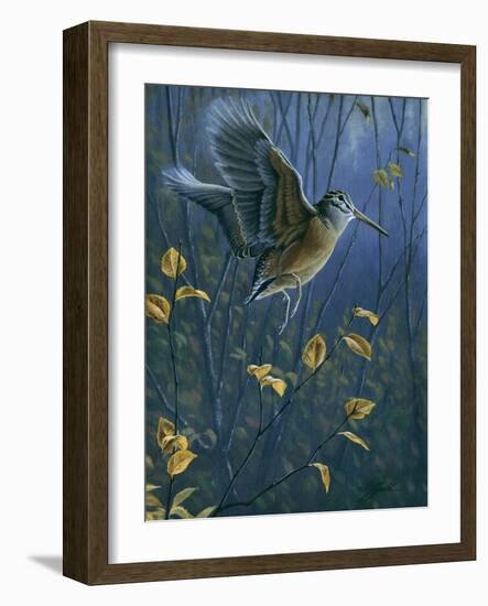 Woodcock on the Wing-Wilhelm Goebel-Framed Giclee Print