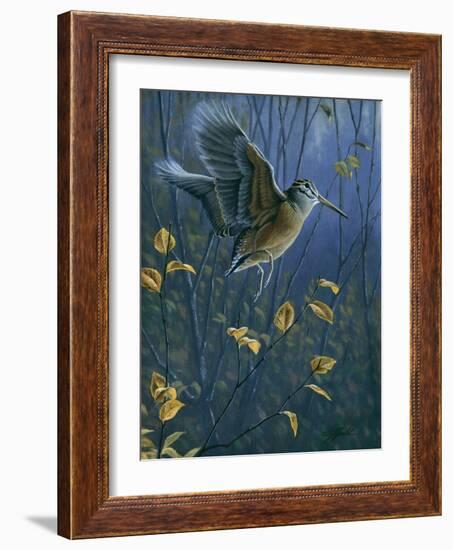 Woodcock on the Wing-Wilhelm Goebel-Framed Giclee Print