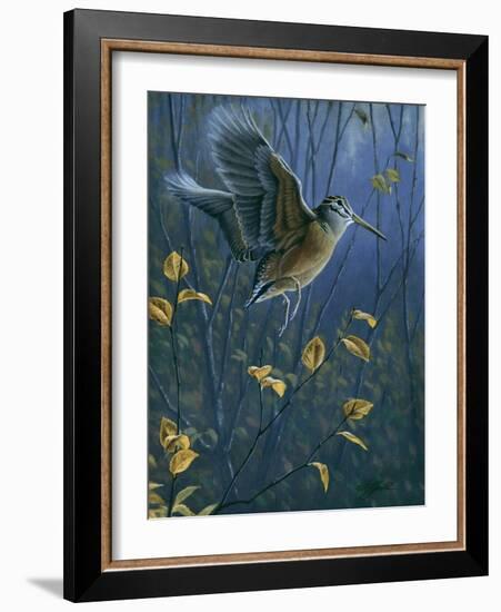 Woodcock on the Wing-Wilhelm Goebel-Framed Giclee Print