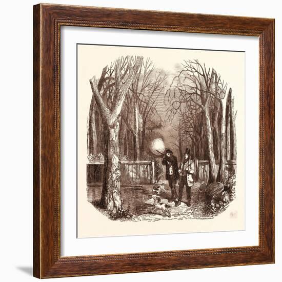 Woodcock Shooting-null-Framed Giclee Print