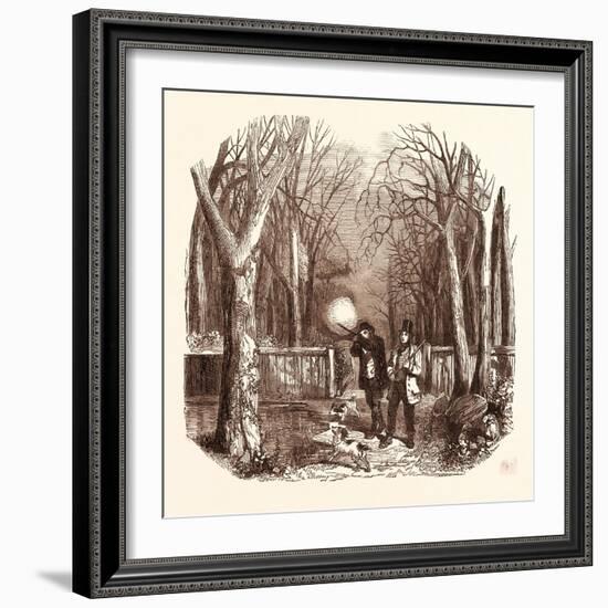 Woodcock Shooting-null-Framed Giclee Print