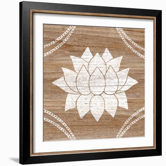 Woodcut Bloom-Lottie Fontaine-Framed Giclee Print