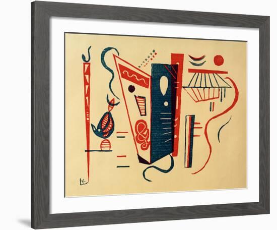 Woodcut for 20th Century, 1939-Wassily Kandinsky-Framed Giclee Print