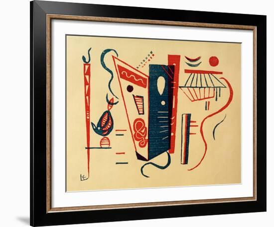 Woodcut for 20th Century, 1939-Wassily Kandinsky-Framed Giclee Print
