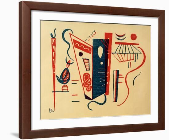 Woodcut for 20th Century, 1939-Wassily Kandinsky-Framed Giclee Print