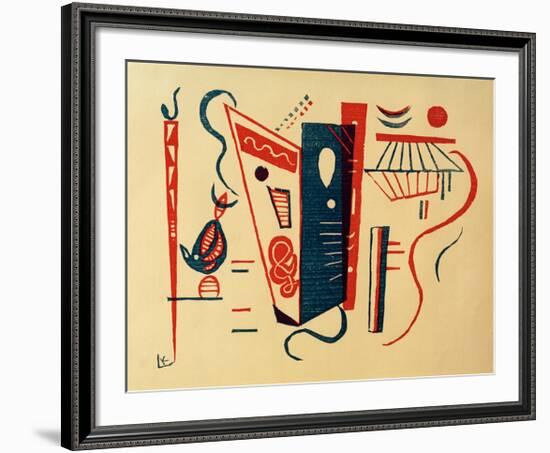 Woodcut for 20th Century, 1939-Wassily Kandinsky-Framed Giclee Print