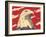 Woodcut of Bald Eagle-null-Framed Art Print