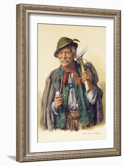 Woodcutters, Mountaineers and Hunters-Peter Kraemer-Framed Giclee Print