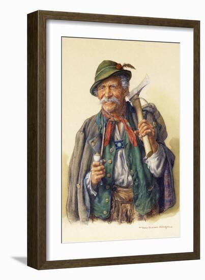 Woodcutters, Mountaineers and Hunters-Peter Kraemer-Framed Giclee Print