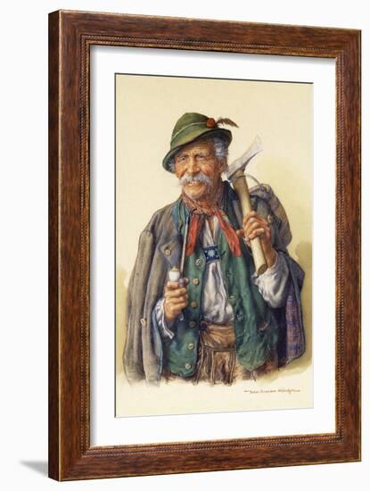 Woodcutters, Mountaineers and Hunters-Peter Kraemer-Framed Giclee Print