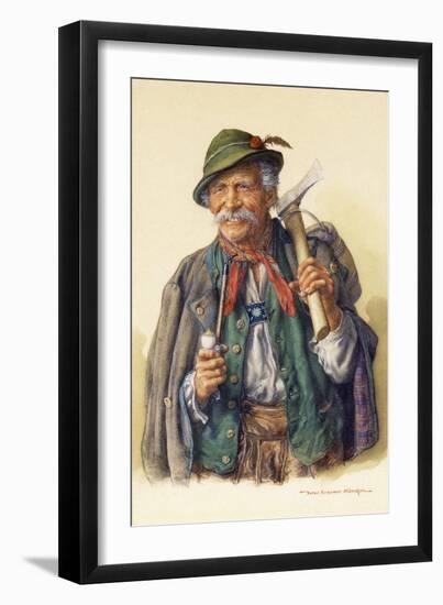 Woodcutters, Mountaineers and Hunters-Peter Kraemer-Framed Giclee Print