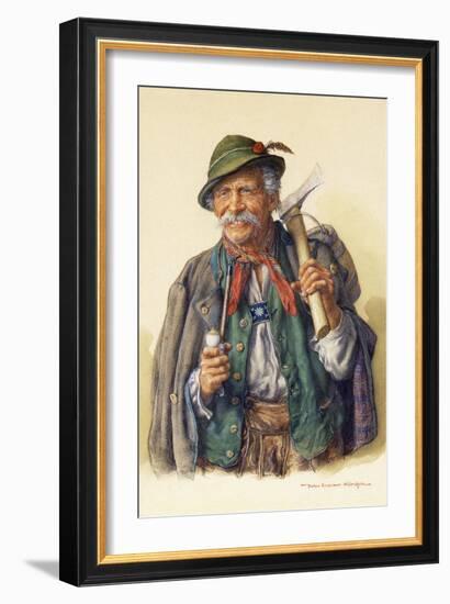Woodcutters, Mountaineers and Hunters-Peter Kraemer-Framed Giclee Print