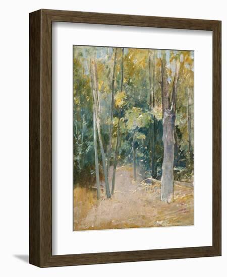 Wooded Interior-Eugène Boudin-Framed Giclee Print