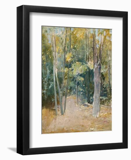 Wooded Interior-Eugène Boudin-Framed Giclee Print