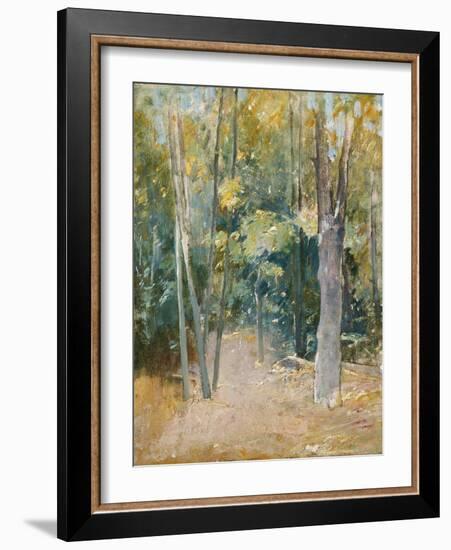 Wooded Interior-Eugène Boudin-Framed Giclee Print