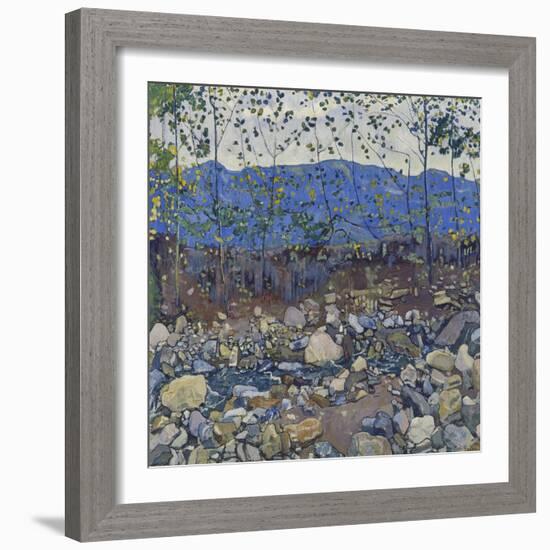 Wooded Landscape with Brook Near Leissigen, 1904-Ferdinand Hodler-Framed Giclee Print