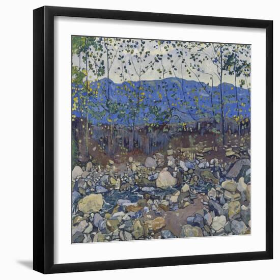 Wooded Landscape with Brook Near Leissigen, 1904-Ferdinand Hodler-Framed Giclee Print