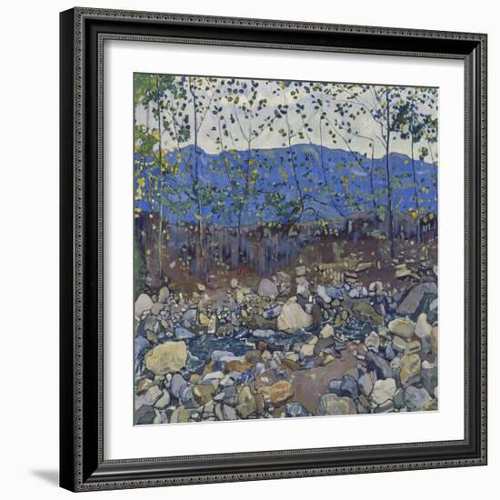 Wooded Landscape with Brook Near Leissigen, 1904-Ferdinand Hodler-Framed Giclee Print