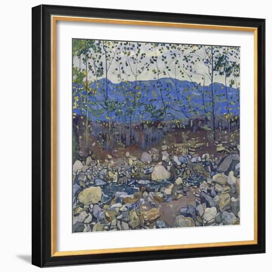 Wooded Landscape with Brook Near Leissigen, 1904-Ferdinand Hodler-Framed Giclee Print