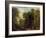 Wooded Landscape with Travellers Resting by Classical Ruins-Balthasar Beschey-Framed Giclee Print