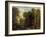 Wooded Landscape with Travellers Resting by Classical Ruins-Balthasar Beschey-Framed Giclee Print