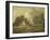 Wooded Landscape with Village Scene, Early 1770-72-Thomas Gainsborough-Framed Giclee Print