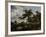 Wooded Landscape with Watermill, C.1665-Meindert Hobbema-Framed Giclee Print