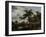 Wooded Landscape with Watermill, C.1665-Meindert Hobbema-Framed Giclee Print