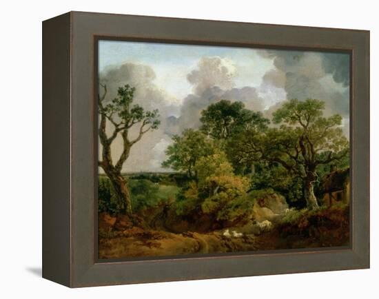 Wooded Landscape-Thomas Gainsborough-Framed Premier Image Canvas