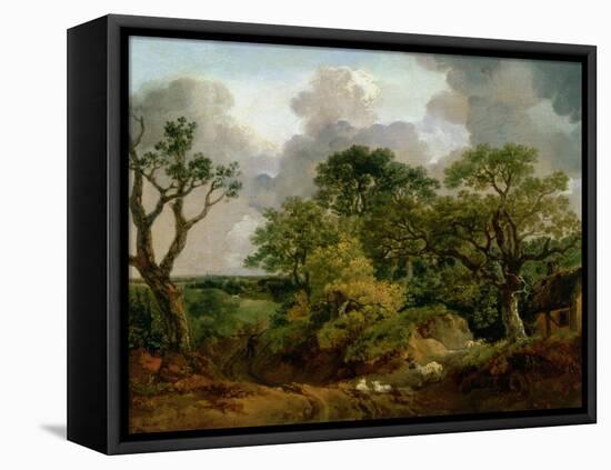 Wooded Landscape-Thomas Gainsborough-Framed Premier Image Canvas