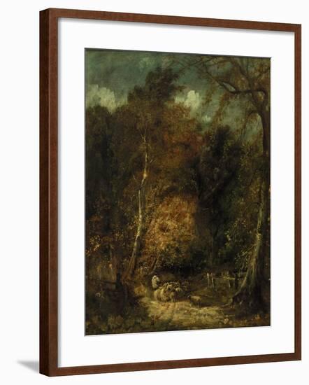 Wooded Landscape-David Cox-Framed Giclee Print