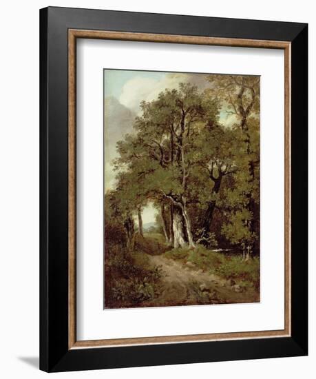 Wooded Path-John Constable-Framed Giclee Print