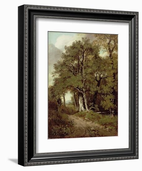 Wooded Path-John Constable-Framed Giclee Print