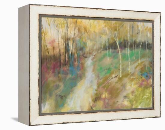Wooded Pathway I-Julie Joy-Framed Stretched Canvas