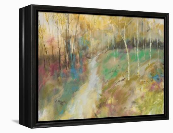 Wooded Pathway I-Julie Joy-Framed Stretched Canvas