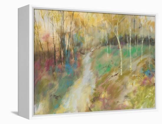 Wooded Pathway I-Julie Joy-Framed Stretched Canvas