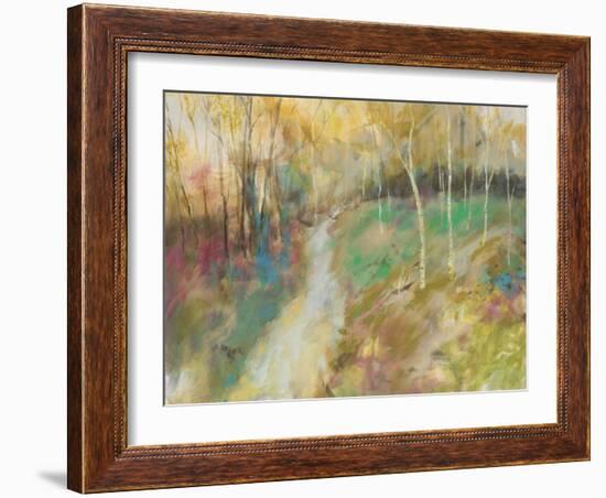 Wooded Pathway I-Julie Joy-Framed Art Print