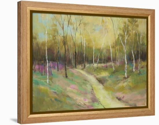 Wooded Pathway II-Julie Joy-Framed Stretched Canvas