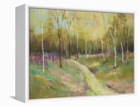 Wooded Pathway II-Julie Joy-Framed Stretched Canvas