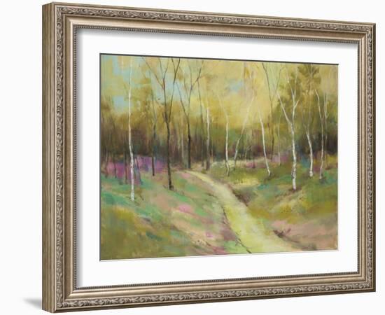 Wooded Pathway II-Julie Joy-Framed Art Print