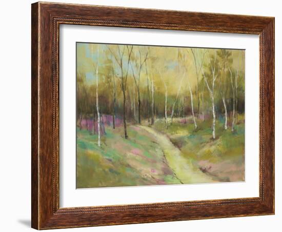 Wooded Pathway II-Julie Joy-Framed Art Print