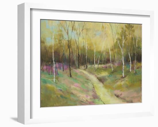 Wooded Pathway II-Julie Joy-Framed Art Print
