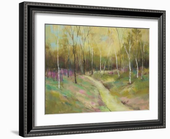 Wooded Pathway II-Julie Joy-Framed Art Print