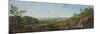 Wooded River Landscape-George the Elder Barret-Mounted Giclee Print