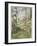 Wooded Slope with Four Figures-John William Inchbold-Framed Giclee Print