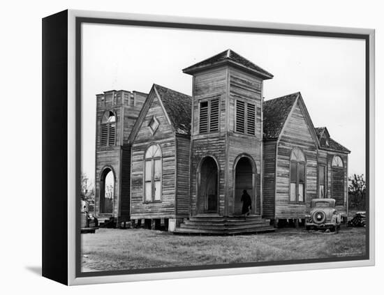 Wooden African American Baptist Church-Charles E^ Steinheimer-Framed Premier Image Canvas