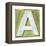 Wooden Alphabet Block, Letter A-donatas1205-Framed Stretched Canvas