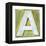 Wooden Alphabet Block, Letter A-donatas1205-Framed Stretched Canvas