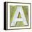 Wooden Alphabet Block, Letter A-donatas1205-Framed Stretched Canvas