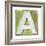 Wooden Alphabet Block, Letter A-donatas1205-Framed Premium Giclee Print